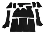 Empi Black Carpet Kit W/footrest For 1971-72 Super Beetle Convertible 00-3982-0. Fixed Price $162.77.
