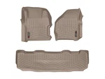 Weathertech Floorliner 1999-2007 Ford Super Duty 1ST & 2ND Row, Tan. Fixed Price $211.90.