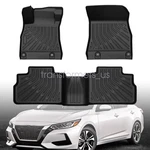 Tpe Front & Rear Floor Mats Liner 3PCS For 2020-2025 Nissan Sentra All Weather. Fixed Price $62.99.