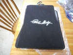 New 2005 - 2009 Ford Shelby Mustang Black Floor Mats Front Carpet Signed. Fixed Price $249.99.