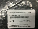 2017-2023 Subaru Impreza All Weather Floor Mats Black Rubber Oem New J501SFL110. Fixed Price $115.38.
