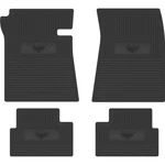 1964 Impala Black Vintage Floor Mat Set With Block Letters And Wide. Fixed Price $249.99.