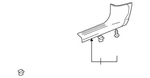 Genuine Gm Carpet Retainer 22735896. Fixed Price $6.66.