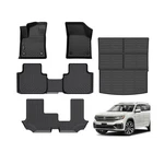 Floor Mats & Cargo Custom For Volkswagen Atlas 7 Seats Bench Seating 2024.... Fixed Price $192.50.