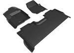 3D Front & Rear Floor Mats Liner 3PC.MOLDED Black Fits Ford F250 F350SD 23-26. Fixed Price $243.99.