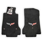 Premium Quality 32OZ 2005-2007 Chevrolet Corvette C6 Floor Mats Ebony Flags. Fixed Price $162.99.