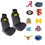 New Ncaa Pick Your Team Car Truck Suv 2 Front Sideless Seat Covers Set. Fixed Price $70.89.
