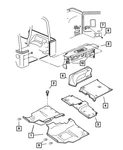 Genuine Mopar Front Floor Carpet Right 5FW50LAZAG. Fixed Price $149.58.
