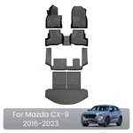 All Weather Car Tpe 3D Floor Mats & Trunk For 2016-2023 Mazda CX-9 7-SEATS. Fixed Price $147.99.