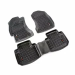 Rugged Ridge All Terrain First & 2ND Row Black Floor Liners For Wrangler Jk 4-DR. Fixed Price $199.99.