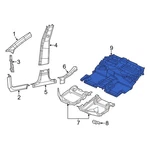 For Jeep Cherokee 2020-2023 1UB81DX9AG Front Left Floor Carpet. Fixed Price $56.80.