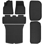 3D Floor Mats + Cargo Liner For 2020- 2024 Tesla Model Y 5-SEAT All Weather Tpe. Fixed Price $79.99.