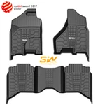 3W Floor Mats Fit For 2013-2018 Dodge Ram Crew Cab Tpe All Weather 3D Car Liners. Fixed Price $129.99.
