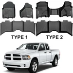 Oedro Floor Liners Mats For 2013-2024 Dodge Ram 1500 Classic 2500 3500 Crew Cab. Fixed Price $125.99.