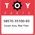 58570-35100-E0 Toyota Carpet Assy, Rear Floor 5857035100E0, New Genuine Oem Part. Fixed Price $841.45.