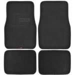 Motor Trend Heavy Duty Car Floor Mats Black Rubber Backing 4PC. Fixed Price $24.90.