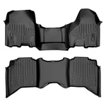 Maxliner Floor Mats Row Set Black For 2009-2012 Dodge Ram 1500 Crew C.... Fixed Price $177.49.