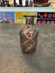 Murano Flower Vase Brown With Gold Inclusions. Fixed Price $71.50.
