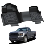 Lasfit Floor Mats Ford F-150 2015-2026 2-DOOR Anti-slip 1ST Row Liner. Fixed Price $99.00.