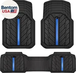 Rubber Floor Mats For Cars, Full Sets Deepdish,universal Size Trim-. Fixed Price $63.02.