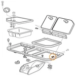 1968-1982 C3 Corvette Rear Storage Surround Frame Screw Kit Pc Black. Fixed Price $17.95.