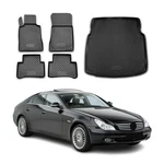 For Mercedes-benz CLS63 Amg 08-11 Floor Mat And Cargo Liner Set Classic 1ST, 2ND. Fixed Price $139.99.