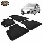 Fits 10-13 Mazda Floor Mats Carpet Front & Rear Nylon Black 4PC. Fixed Price $59.99.