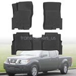 Tpe & 2ND Row Floor Mats Liners 3D For 2008-2021 Nissan Frontier Crew Cab. Fixed Price $60.99.