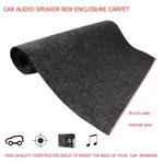 25" 78" Gray Speaker Box Carpet Wrap Audio Sub Woofer Trunk Liner Cover. Fixed Price $27.99.