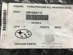 Genuine 2003 - 2008 Subaru Forester All Weather Rubber Floor Mats Black Oem 4PCS. Fixed Price $68.99.