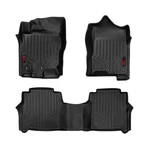 Rough Country First & Second Row Floor Mats For Nissan Titan / Xd Crew Cab. Fixed Price $179.95.