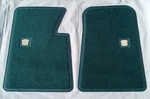 Nos Gm 1995134 1973-1987 Cadillac Dk. Blue Green Front Floor Mats. Fixed Price $299.99.