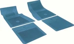 1967-74 Impala, Bel Air, Caprice, 67-72 Biscayne Bow Tie Floor Mats- Medium Blue. Fixed Price $280.89.