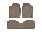 Weathertech Floorliner For 2014-2019 Toyota Highlander 1ST & 2ND Row, Tan. Fixed Price $211.90.
