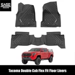 Flex-fit Floor Mats For Toyota Tacoma Double Cab. Fixed Price $129.95.