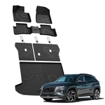 All Weather Floor Mats For Hyundai Tucson 2019-2021 Trunk Liner Backrest Tpe. Fixed Price $199.00.