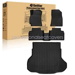 Tpe Floor Mats & Trunk Cargo Set For 2025-2026 Kia K4 60/40 Sedan. Fixed Price $127.15.