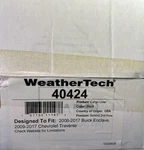 Weathertech Cargo Liner Trunk Mat For Chevy Traverse/buick Enclave -large -black. Fixed Price $59.39.