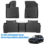 Front & Rear Floor Mats Liners For 2022-2026 Hyundai Tucson Tpe Anti-slip Black. Fixed Price $67.99.