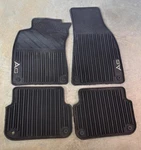 Audi A6 B6/B7 2002 2008 Line 2.0T 3.2 Oem Black Full Set Rubber Floor Mats. Fixed Price $99.87.