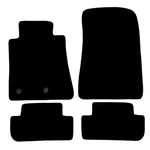Floor Mats Velour Ford Mustang Waterproof Black Carpet Rugs Auto Liners. Fixed Price $105.29.