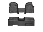 Weathertech Floorliner 2012-2014 Ford F-150 1ST (oth) & 2ND Row, Black. Fixed Price $279.90.