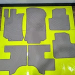 06-10 Mercedes W251 R500 R350 R320 Front & Rear+third Floor Mat Rubber Gray Oem. Fixed Price $130.00.