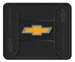 Chevrolet Rear Floor Mat; With Gold Bow Tie Logo; 17" X 14; Universal Fit. Fixed Price $20.99.