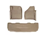 Weathertech Floorliner 2008-2010 Ford Super Duty 1ST & 2ND Row, Tan. Fixed Price $211.90.