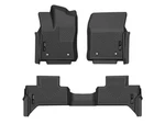 Husky Weatherbeater FRONT/2ND Row Floor Mats 3PC Fits 22-26 Toyota Tundra Blk. Fixed Price $149.99.