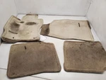 Toyota Prius, Floor Mat X4 Set, 2005, Tan, FA08, PT208-47045-10, Oem, Damaged. Fixed Price $83.93.