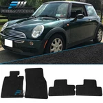 Fits 02-06 Mini Cooper Floor Mats Carpets Front & Rear 4PC Black. Fixed Price $55.99.