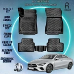 Custom Floor Mats Fits Mercedes Cla C118 2020-2025 Tpe Rubber All Weather Liners. Fixed Price $160.09.