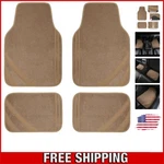 Universal Fit Anti-slip Beige Car Mats Luxury Protection For Your Vehicle. Fixed Price $52.99.
